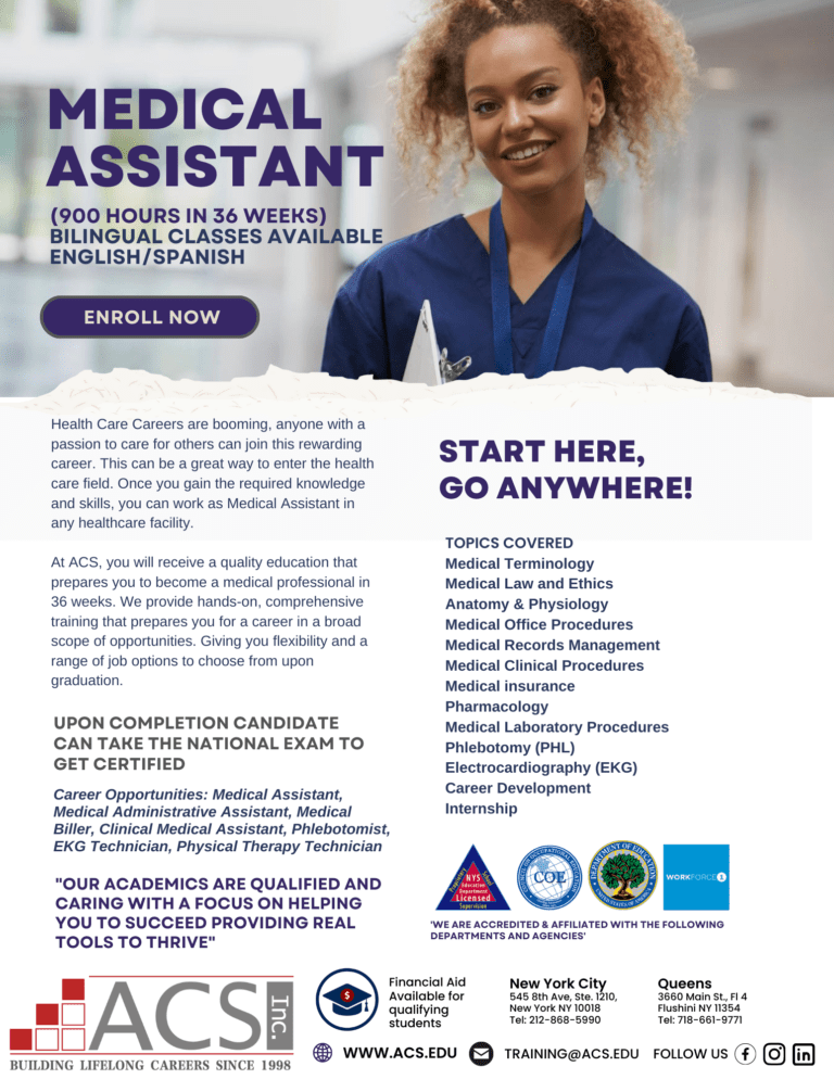 Medical Assistant (900 Hours) - ACS